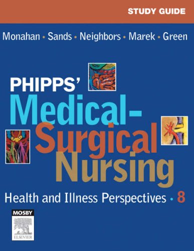 Imagen de archivo de Study Guide for Phipps' Medical-Surgical Nursing: Health & Illness Perspectives a la venta por ThriftBooks-Dallas