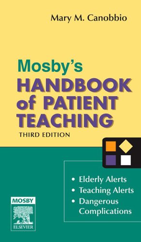 Imagen de archivo de Mosby's Handbook of Patient Teaching, 3e a la venta por SecondSale