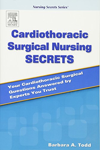 Beispielbild fr Cardiothoracic Surgical Nursing Secrets zum Verkauf von KuleliBooks