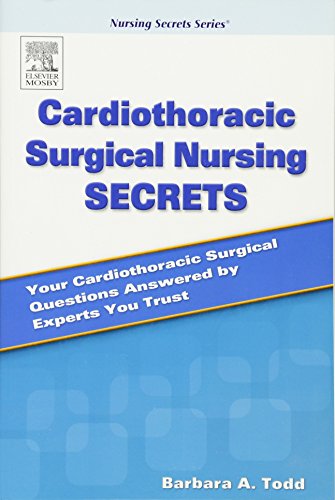 Stock image for Cardiothoracic Surgical Nursing Secrets for sale by KuleliBooks