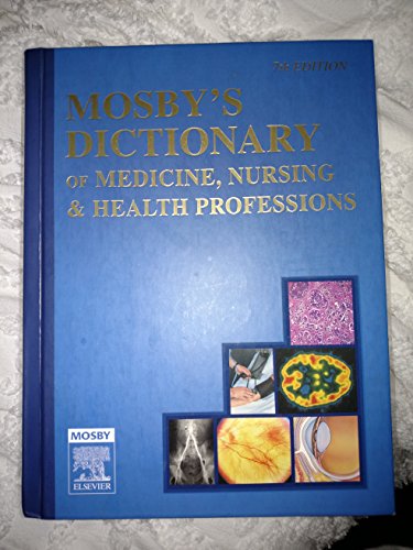 Imagen de archivo de Mosby's Dictionary of Medicine, Nursing and Health Professions a la venta por Better World Books