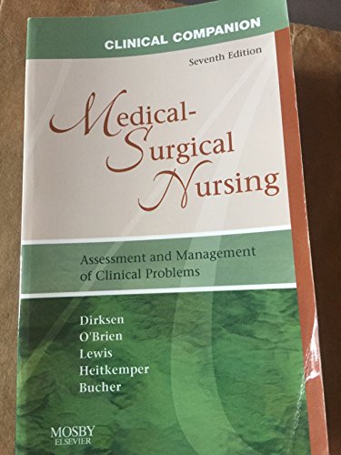 Beispielbild fr Clinical Companion to Medical-Surgical Nursing: Clinical Companion zum Verkauf von Revaluation Books