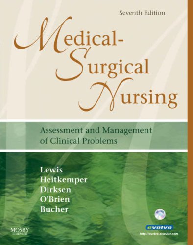 Beispielbild fr Medical-Surgical Nursing (Single Volume): Assessment and Management of Clinical Problems (MEDICAL SURGICAL NURSING (LEWIS)) zum Verkauf von BookHolders