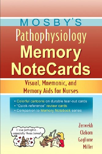 9780323037266: Mosby's Pathophysiology Memory NoteCards: Visual, Mnemonic, and Memory Aids for Nurses