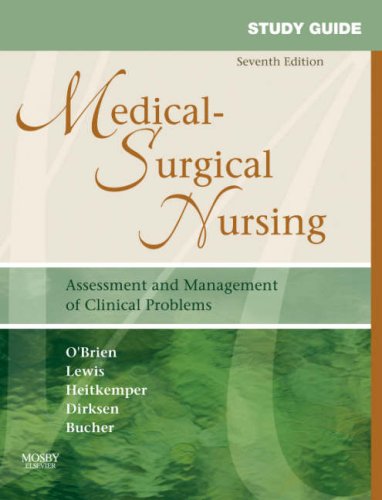 Beispielbild fr Study Guide for Medical-Surgical Nursing: Assessment and Management of Clinical Problems zum Verkauf von BookHolders