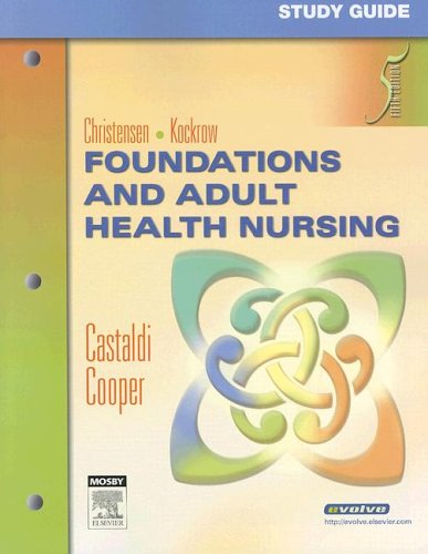 Beispielbild fr Study Guide For Foundations And Adult Health Nursing ; 9780323042376 ; 0323042376 zum Verkauf von APlus Textbooks