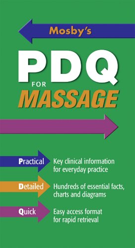 Stock image for Mosby's PDQ for Massage, 1e for sale by SecondSale