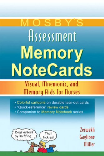 Stock image for Mosby's Assessment Memory NoteCards for sale by HPB-Red