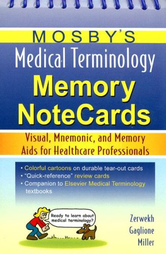 Stock image for Mosby's Medical Terminology Memory NoteCards for sale by HPB-Red
