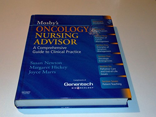 Imagen de archivo de Mosbys Oncology Nursing Advisor: A Comprehensive Guide to Clinical Practice a la venta por Goodwill of Colorado