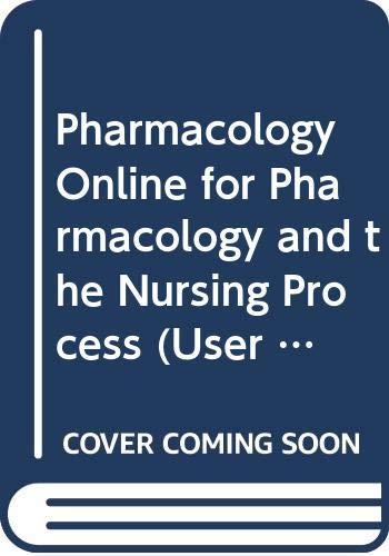 Imagen de archivo de Pharmacology Online for Pharmacology and the Nursing Process (Access Code) a la venta por HPB-Red