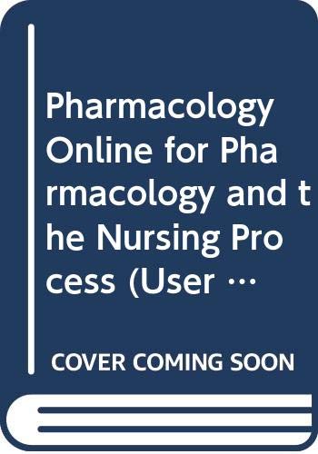 Stock image for Pharmacology Online for Pharmacology and the Nursing Process (Access Code) for sale by HPB-Red