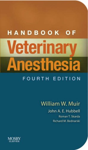 Beispielbild fr Handbook of Veterinary Anesthesia zum Verkauf von McPhrey Media LLC