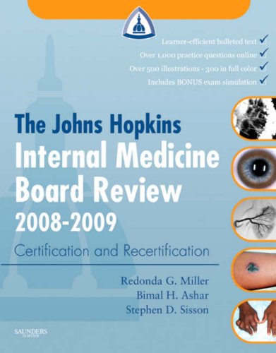 9780323046992: The Johns Hopkins Internal Medicine Board Review 2008-2009: with Online Exam Simulation