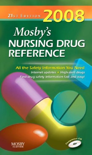 Imagen de archivo de Mosby's 2008 Nursing Drug Reference (Skidmore Nursing Drug Reference) a la venta por SecondSale