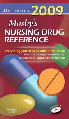 Imagen de archivo de Mosbys 2009 Nursing Drug Reference (Skidmore Nursing Drug Reference) a la venta por Seattle Goodwill