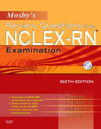 Beispielbild fr Mosby's Review Questions for the NCLEX-RN� Examination (Mosby's Review Questions for NCLEX-RN) zum Verkauf von Wonder Book