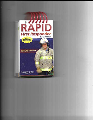 Imagen de archivo de RAPID First Responder Pocket Guide - Revised Reprint a la venta por HPB-Red