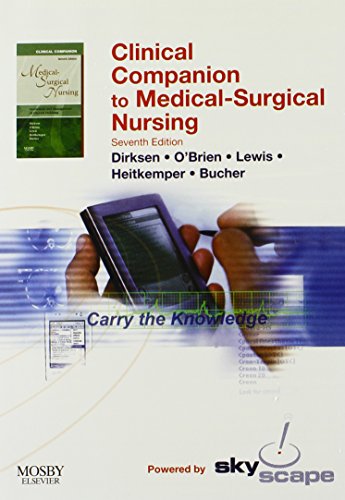 Imagen de archivo de Clinical Companion to Medical Surgical Nursing - CD-ROM PDA Software a la venta por SecondSale