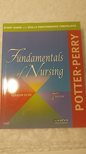 Imagen de archivo de Study Guide and Skills Performance Checklists for Fundamentals of Nursing a la venta por SecondSale