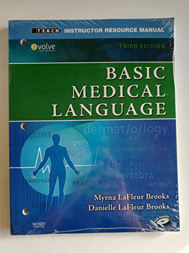 Imagen de archivo de Instructor Resource Manual for Basic Medical Language a la venta por dsmbooks