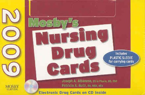 Stock image for Mosby's 2009 Nursing Drug Cards for sale by HPB-Red