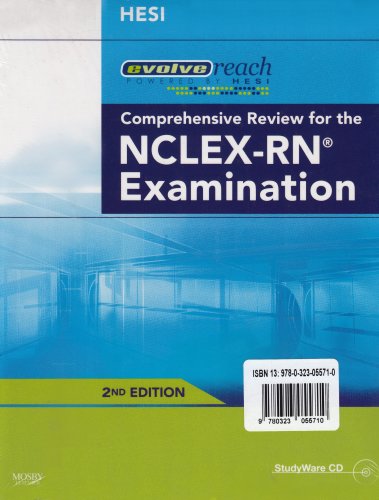 Evolve Reach Comprehensive Review for the NCLEX-RN Examination + Evolve Practice Test (9780323055710) by HESI