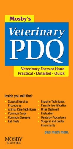 Stock image for Mosbys Veterinary PDQ for sale by tLighthouse Books