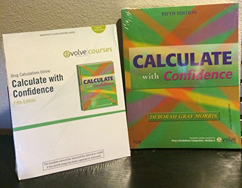Stock image for Drug Calculations Online for Calculate with Confidence (Access Code) for sale by SecondSale