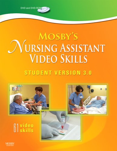 Imagen de archivo de Mosby's Nursing Assistant Video Skills - Student Version DVD 3.0 a la venta por Better World Books