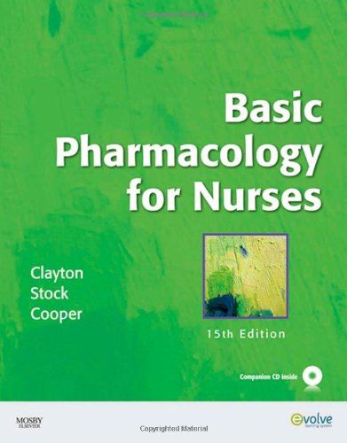 Imagen de archivo de Basic Pharmacology for Nurses [With CDROM] a la venta por ThriftBooks-Dallas