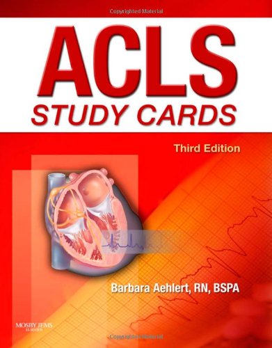 Imagen de archivo de ACLS Study Cards a la venta por Goodwill Books