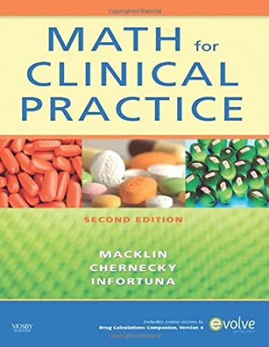 Imagen de archivo de Math for Clinical Practice a la venta por BooksRun
