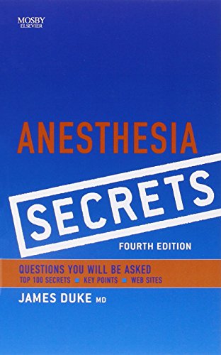 9780323065245: Anesthesia Secrets