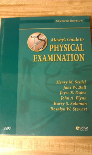 9780323065436: Mosby's Guide to Physical Examination