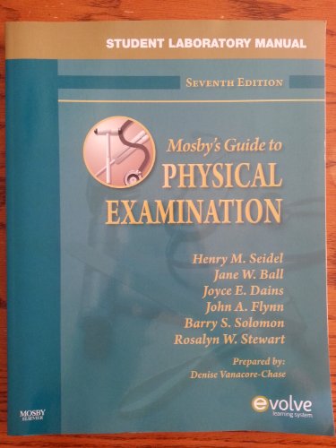 Stock image for Student Laboratory Manual for Mosby's Guide to Physical Examination for sale by Better World Books