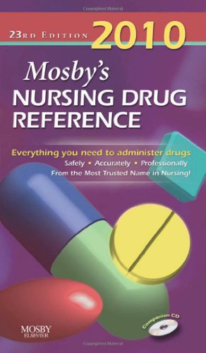 Beispielbild fr Mosby's 2010 Nursing Drug Reference (Skidmore Nursing Drug Reference) zum Verkauf von Reliant Bookstore