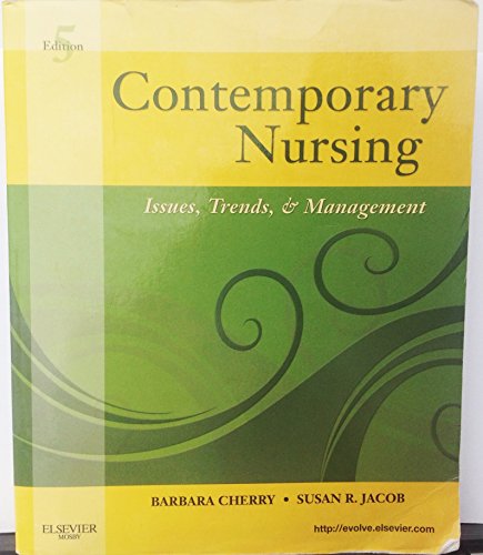 Imagen de archivo de Contemporary Nursing: Issues, Trends, & Management, 5th Edition a la venta por BooksRun