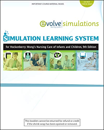 Stock image for Simulation Learning System for Hockenberry: Wong's Nursing Care of Infants and Children (User Guide and Access Code) (NEW!!) for sale by BookHolders