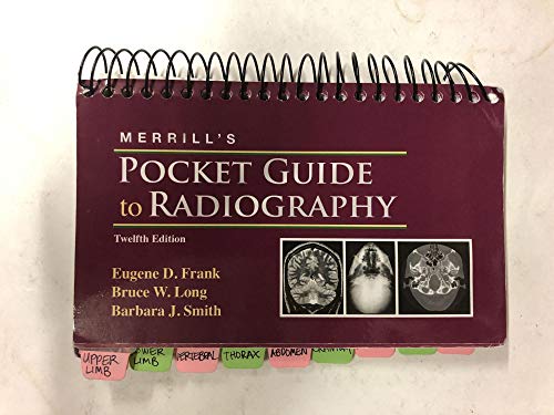 Imagen de archivo de Merrill's Pocket Guide to Radiography a la venta por SGS Trading Inc