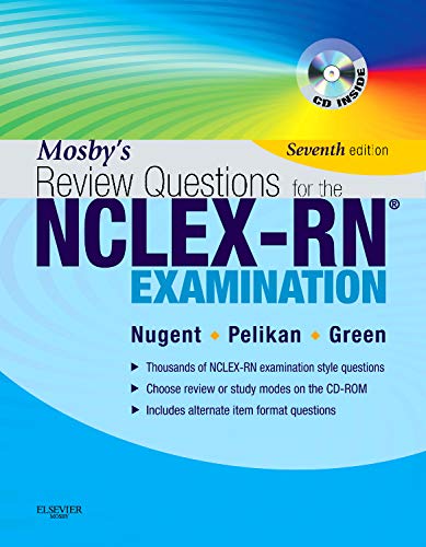 Beispielbild fr Mosbys review questions for the NCLEX-RN examination, 7th edition zum Verkauf von Goodwill of Colorado