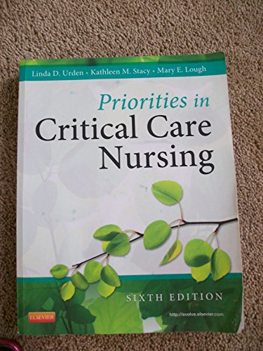 Beispielbild fr Priorities in Critical Care Nursing zum Verkauf von Better World Books: West