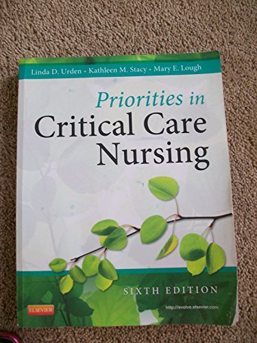 Imagen de archivo de Priorities in Critical Care Nursing a la venta por Better World Books: West