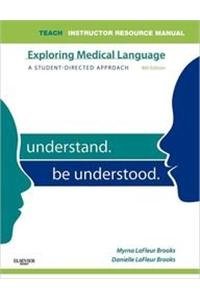 Stock image for Teach Instructor Resources (Tir) Manual for Exploring Medical Language for sale by ThriftBooks-Atlanta