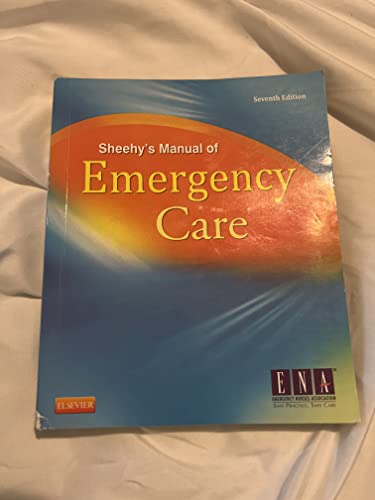 Beispielbild fr Sheehys Manual of Emergency Care (Newberry, Sheehy's Manual of Emergency Care) zum Verkauf von BooksRun