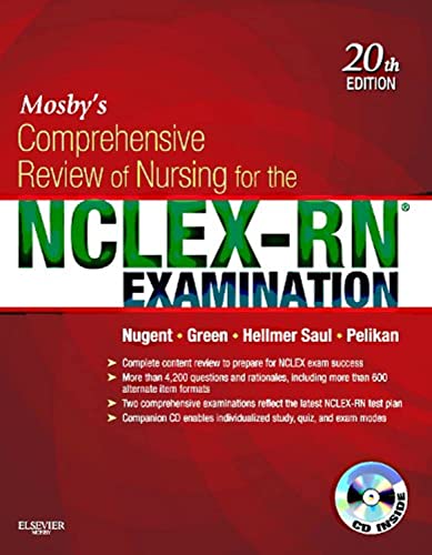 Imagen de archivo de Mosby's Comprehensive Review of Nursing for the NCLEX-RN® Examination (Mosby's Comprehensive Review of Nursing for NCLEX-RN Examination) a la venta por HPB-Red