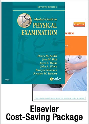 Mosby's Guide to Physical Examination - Text and Simulation Learning System Package (9780323079587) by Seidel MD, Henry M.; Stewart MD MS MBA, Rosalyn W.; Dains DrPH JD APRN FNP-BC FNAP FAANP FAAN, Joyce E.; Ball RN? DrPH? CPNP, Jane W.; Flynn MD...