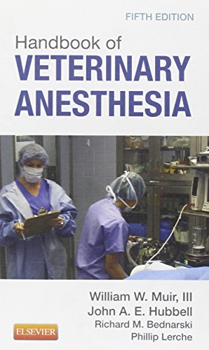 Beispielbild fr Handbook of Veterinary Anesthesia zum Verkauf von HPB-Red