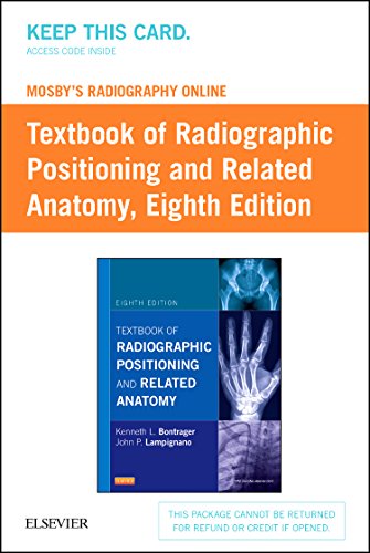 Imagen de archivo de Mosby's Radiography Online for Textbook of Radiographic Positioning & Related Anatomy (Access Code) a la venta por Bulrushed Books