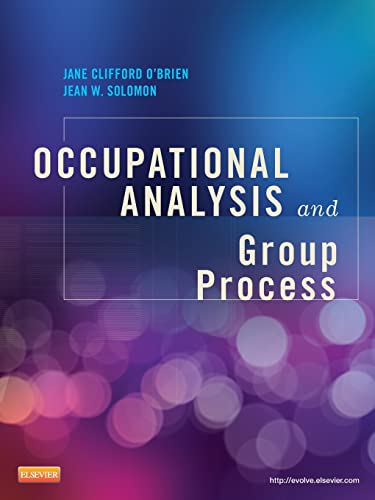 Beispielbild fr Occupational Analysis and Group Process zum Verkauf von ThriftBooks-Atlanta